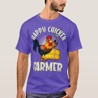 Happy Chicken Farmer T-Shirt
