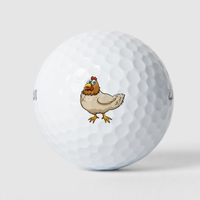 Happy chicken golf balls (Front)