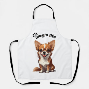 Happy Chihuahua � Cute Design for Dog Lovers Apron
