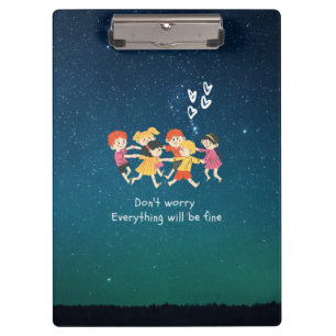 Happy Children Clipboard