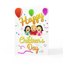 Happy Children's Day Greeting Card
