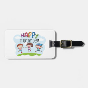 Happy Childrens Day Kids Celebration Luggage Tag