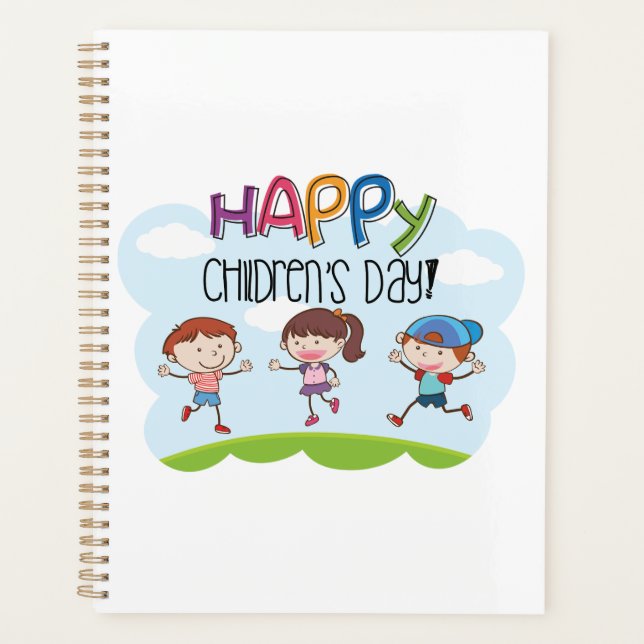 Happy Childrens Day Kids Celebration Planner (Front)