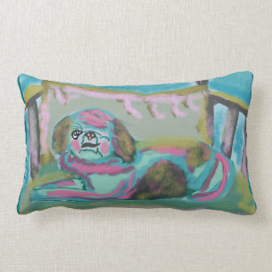 Happy Chin Dog Lumbar Cushion
