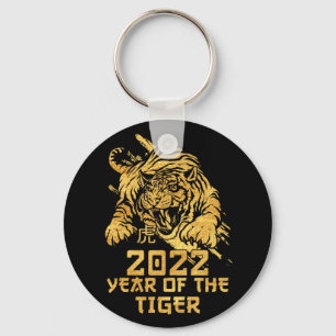 Happy Chinese New Year 2022 Year of The Tiger Key Ring