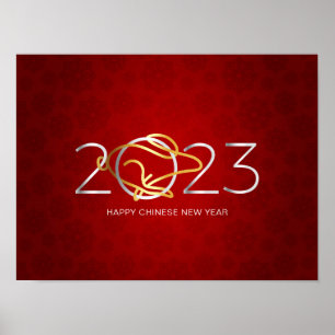Happy Chinese New Year 2023 Poster