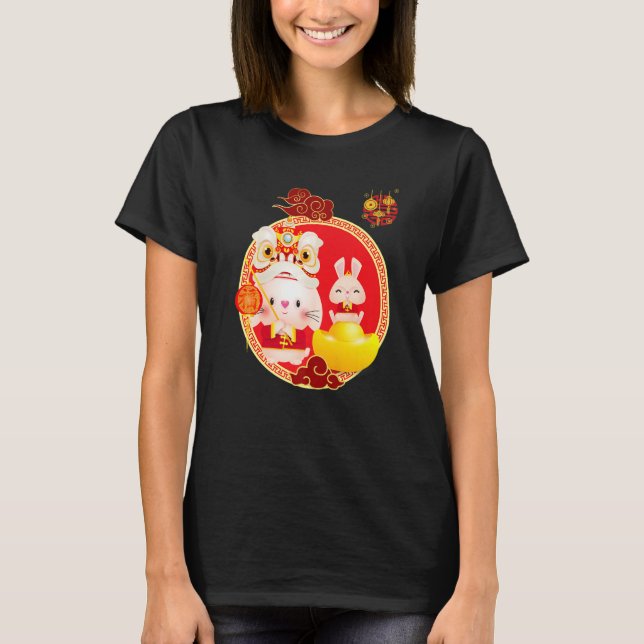 Happy Chinese new year 2023 year of the rabbit zod T-Shirt (Front)