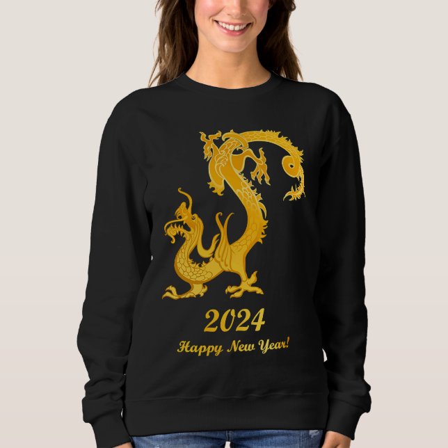 Happy Chinese New Year 2024 Year of the Dragon 202 Sweatshirt (Front)