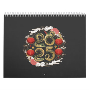 Happy Chinese New Year 2025 Snake Culture Calendar