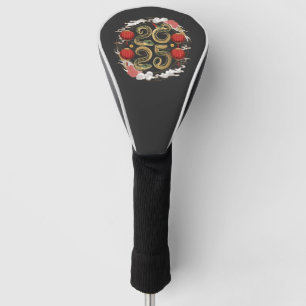 Happy Chinese New Year 2025 Snake Culture Golf Head Cover
