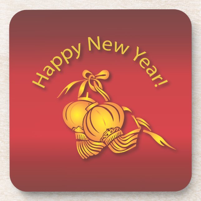Happy Chinese New Year! Coaster (Front)