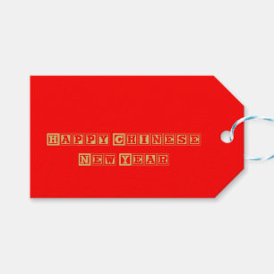 Happy Chinese New Year Gift Tags