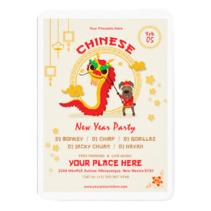 Chinese New Year Invitations | Zazzle AU