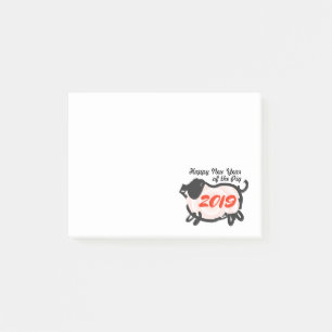 Happy Chinese New Year of The Pig 2019 S Post-it Post-it Notes