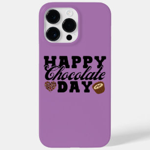 Happy Chocolate Day, Chocolate Lover's Joyful Case-Mate iPhone 14 Pro Max Case