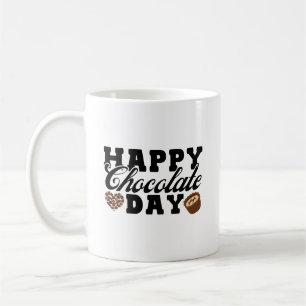 Happy Chocolate Day, Chocolate Lover's Joyful Coffee Mug