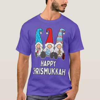 Happy Chrismukkah Christmas and Hanukkah Gnomes  T-Shirt