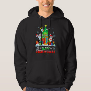 Happy Chrismukkah Funny Christmas Hanukkah Xmas Je Hoodie