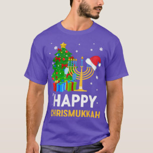 Happy Chrismukkah Funny Hanukkah And Christmas 202 T-Shirt