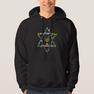 Happy Chrismukkah Funny Hanukkah And Christmas Fun Hoodie