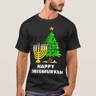 Happy Chrismukkah Funny Hanukkah and Christmas T-Shirt