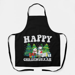 Happy Chrismukkah Funny Hanukkah Christmas Gift Apron
