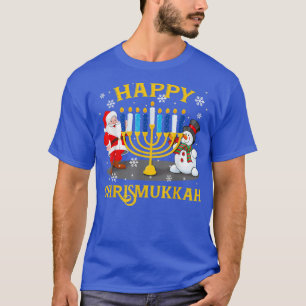 Happy Chrismukkah Funny Hanukkah Christmas Jewis G T-Shirt