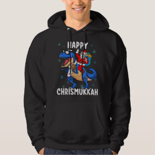 Happy Chrismukkah Funny Hanukkah Christmas Jewish  Hoodie