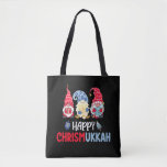 Happy Chrismukkah Gnomes Hanukkah Merry Christmas  Tote Bag<br><div class="desc">Happy Chrismukkah Gnomes Hanukkah Merry Christmas Pyjamas</div>