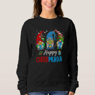 Happy Chrismukkah Gnomes Merry Christmas and Happy Sweatshirt