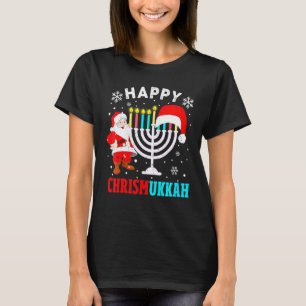 Happy Chrismukkah Hanukkah Christmas Jewis 2 T-Shirt
