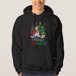 Happy Chrismukkah Hanukkah Christmas Jewish Xmas Hoodie