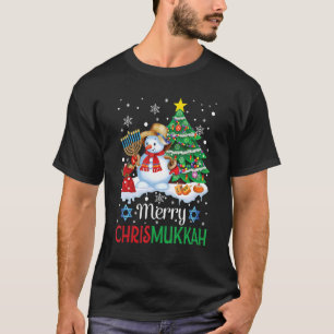 Happy Chrismukkah Hanukkah Christmas Jewish Xmas T-Shirt