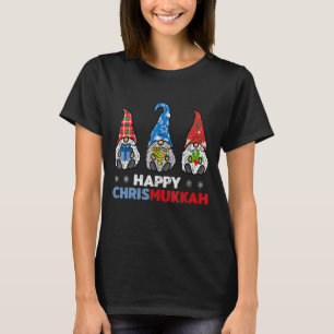 Happy Chrismukkah Jewish Christmas Hanukkah Gnomes T-Shirt