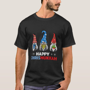 Happy Chrismukkah Jewish Christmas Hanukkah Gnomes T-Shirt