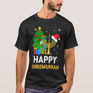 Happy Chrismukkah Jewish Christmas Hanukkah Holida T-Shirt
