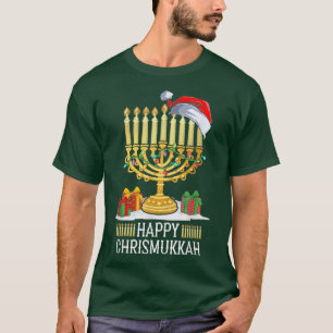 Happy Chrismukkah Jewish Christmas Hanukkah Holida T-Shirt