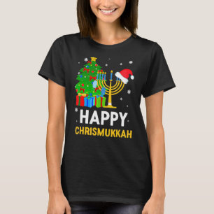 Happy Chrismukkah Jewish Christmas Hanukkah Holida T-Shirt