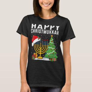 Happy Chrismukkah Jewish Christmas Hanukkah Holida T-Shirt