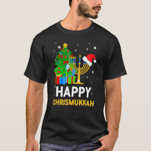 Happy Chrismukkah Jewish Christmas Hanukkah Holida T-Shirt