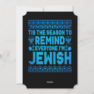 Happy Chrismukkah Jewish Christmas Hanukkah Holiday Card