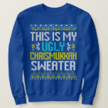 Happy Chrismukkah Jewish Christmas Hanukkah Sweatshirt<br><div class="desc">Santa Christmas Boys Kids Youth Men. Funny Humour graphic tee costume for those who believe in Santa Claus,  love Deer,  Reindeer,  Elf,  Elves,  singing songs,  party decorations,  tree,  hat,  socks This Christmas tee with Graphic is great Christmas gift</div>
