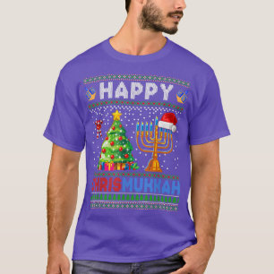 Happy Chrismukkah Jewish Holiday Christmas T-Shirt
