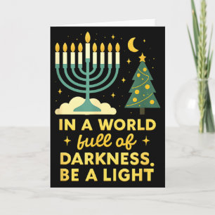Happy Chrismukkah Merry Christmas Happy Chanukah J Card