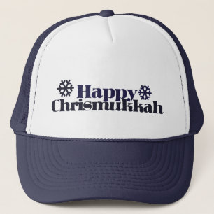 Happy chrismukkah trucker hat