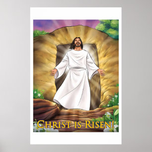 Happy Christian Easter Poster