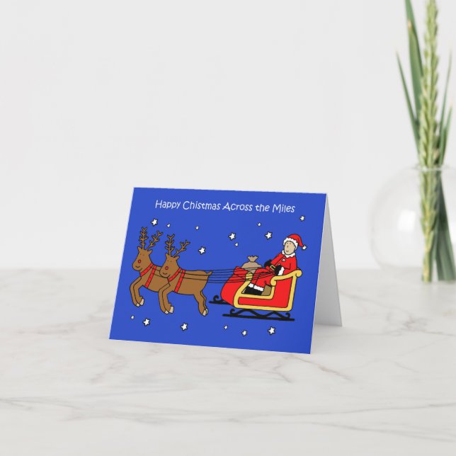 Happy Christmas Across the Miles Card (Front)