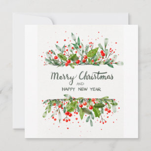 HAPPY CHRISTMAS AND GOOD YEAR INVITATION