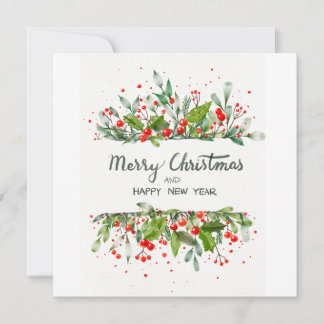 HAPPY CHRISTMAS AND GOOD YEAR INVITATION