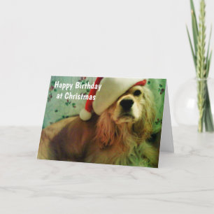 HAPPY "CHRISTMAS BIRTHDAY" TO YOU HOLIDAY CARD